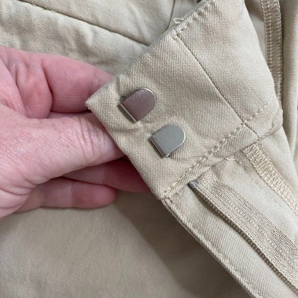 Talbots Khaki Pants Plus Size "Curvy" 18W - Picture 3 of 8